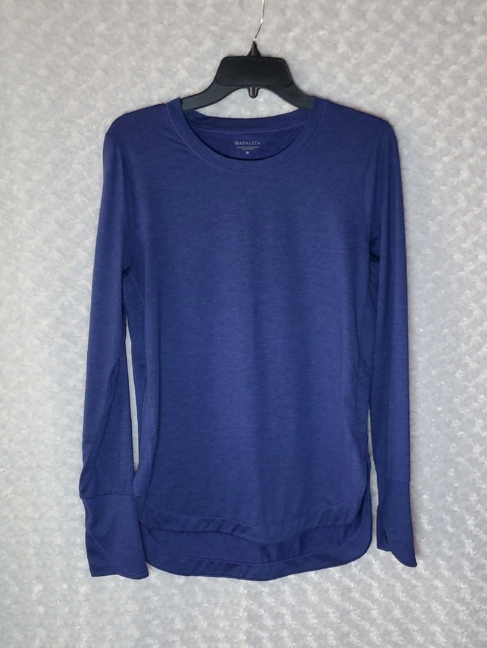 Athleta Long-Sleeve Crew Top in Deep Navy